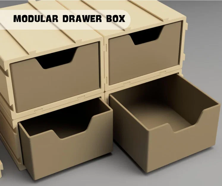 Hộp Đựng Vật Dụng Modular - Thiết Kế Module In 3D Tiện Lợi - Image 3