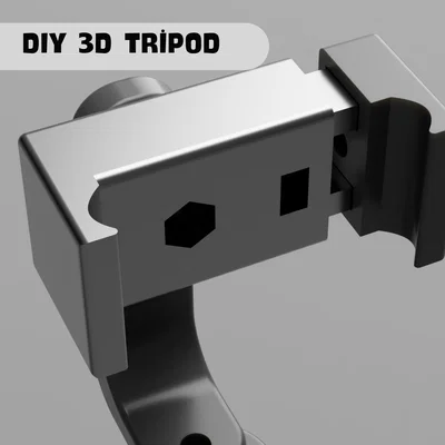 Tripod Đa Năng 3D - Giá Đỡ Máy Ảnh và Điện Thoại Điều Chỉnh Được (File STL)
