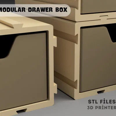 Hộp Đựng Vật Dụng Modular - Thiết Kế Module In 3D Tiện Lợi