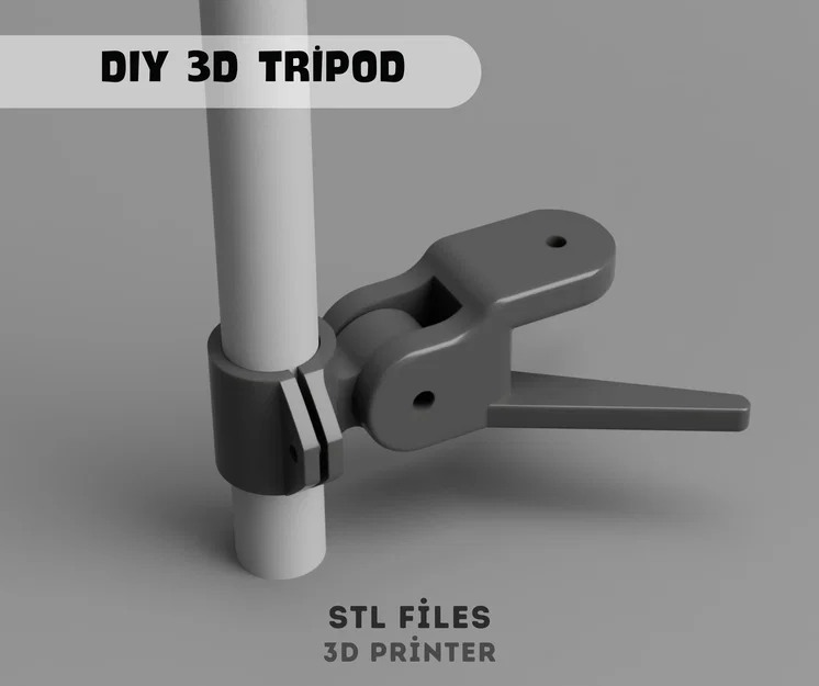 Tripod Đa Năng 3D - Giá Đỡ Máy Ảnh và Điện Thoại Điều Chỉnh Được (File STL) - Image 6