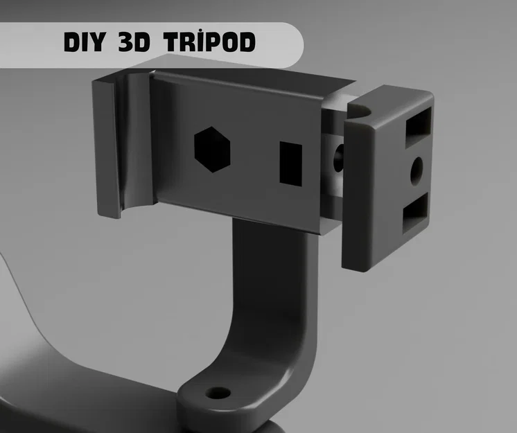 Tripod Đa Năng 3D - Giá Đỡ Máy Ảnh và Điện Thoại Điều Chỉnh Được (File STL) - Image 7