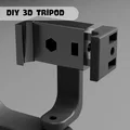 Tripod Đa Năng 3D - Giá Đỡ Máy Ảnh và Điện Thoại Điều Chỉnh Được (File STL) - Thumbnail 7