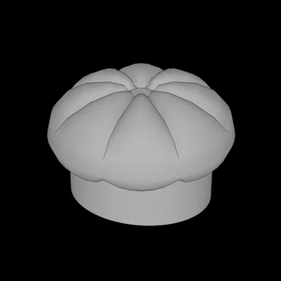 Mẫu in 3D mũ đầu bếp cho minifigure tương thích Lego (STL)