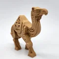 Mô hình đồ chơi lạc đà chạm khắc gỗ - Thumbnail 3