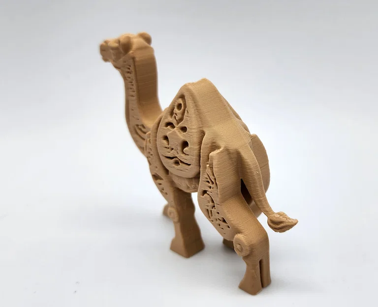 Mô hình đồ chơi lạc đà chạm khắc gỗ - Image 5