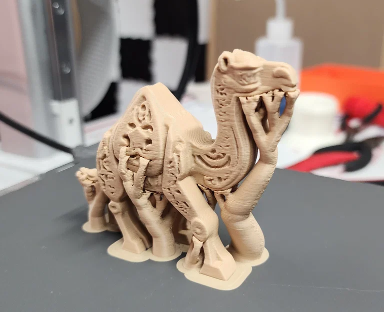 Mô hình đồ chơi lạc đà chạm khắc gỗ - Image 7