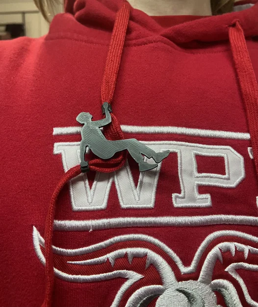 Bead Hình Người Leo Núi Cho Dây Áo Hoodie - Image 2