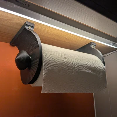 Giá Đeo Khăn Giấy Nhà Bếp Dưới Tủ - Thiết Kế Sang Trọng (Hai Phiên Bản)