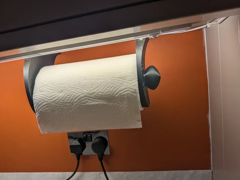 Giá Đeo Khăn Giấy Nhà Bếp Dưới Tủ - Thiết Kế Sang Trọng (Hai Phiên Bản) - Image 3