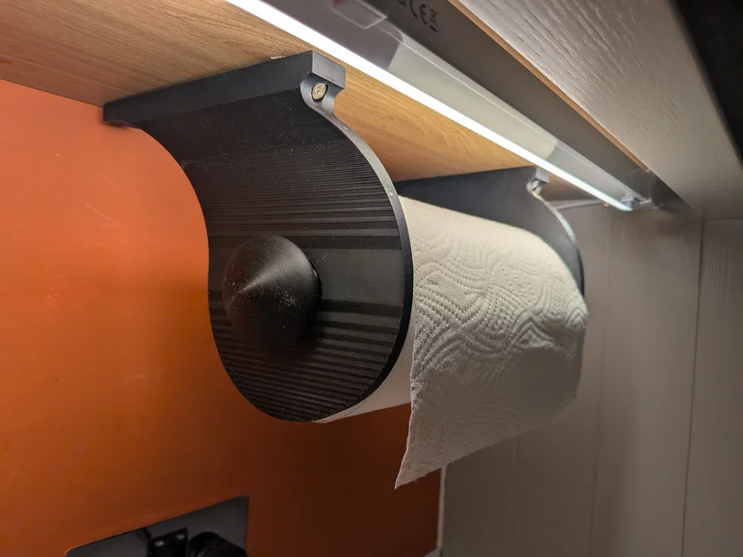 Giá Đeo Khăn Giấy Nhà Bếp Dưới Tủ - Thiết Kế Sang Trọng (Hai Phiên Bản) - Image 4