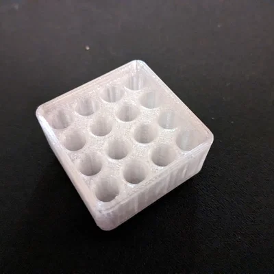 Khay đựng 16 đầu hàn Gridfinity có khóa chống rơi