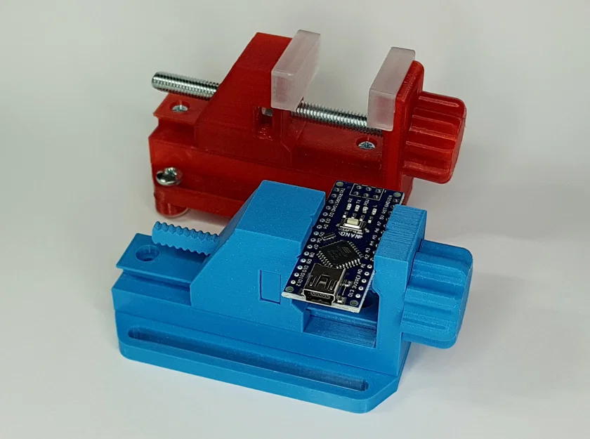Miniature Vice 2.0: Ê-tô mini in 3D 100%, không cần dùng ốc kim loại - Image 2