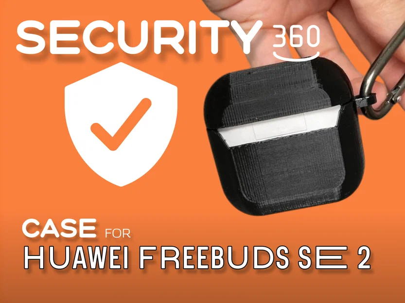 Vỏ bảo vệ in 3D cho Huawei FreeBuds SE 2 bền đẹp - Image 2