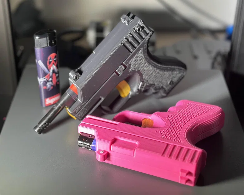 Vỏ bọc bật lửa hình súng với nhiều kích thước tùy chọn - Image 1