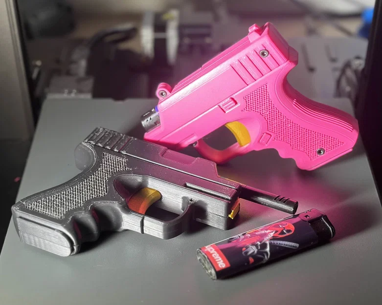 Vỏ bọc bật lửa hình súng với nhiều kích thước tùy chọn - Image 3