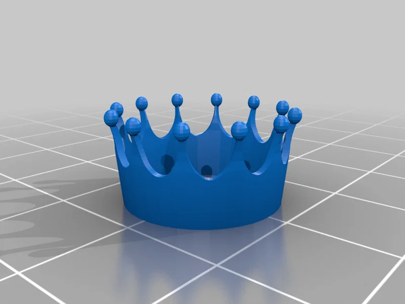 Mô hình nhẫn hình vương miện (Crown Ring) dễ thương cho bé - Image 1