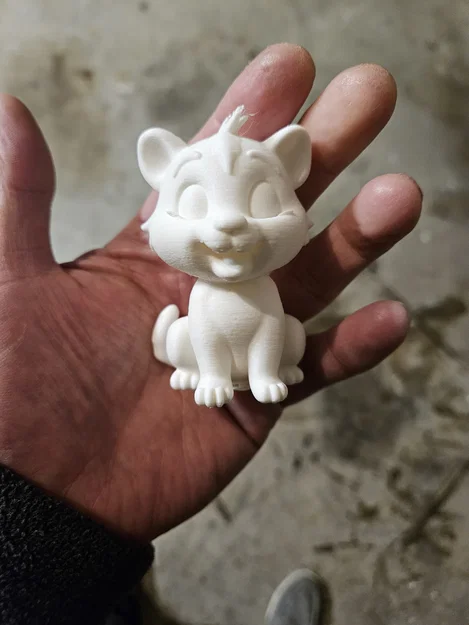 Mô hình chú hổ con 3D dễ thương trang trí để bàn - Image 1