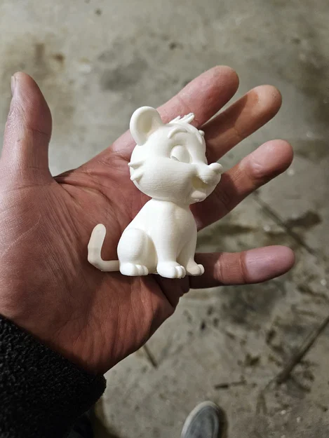 Mô hình chú hổ con 3D dễ thương trang trí để bàn - Image 2