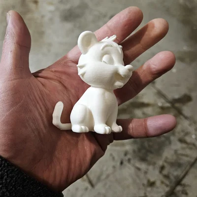 Mô hình chú hổ con 3D dễ thương trang trí để bàn