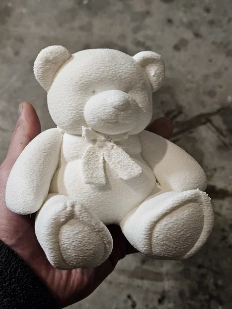 Mô hình gấu bông Teddy trang trí nhỏ xinh (File STL in 3D) - Image 1