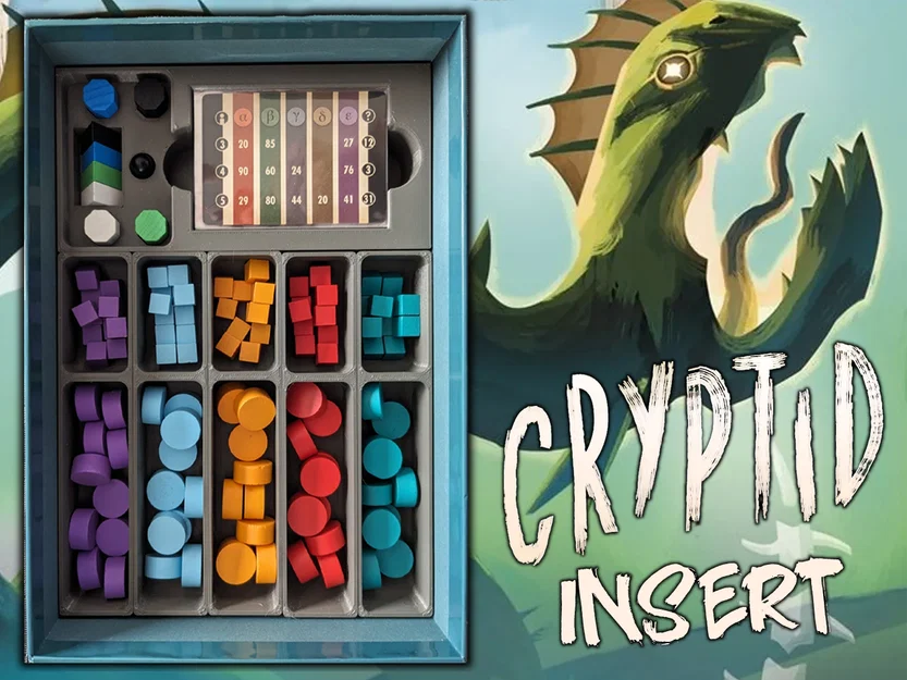 Khay Đựng Game Cryptid (Cryptid Board Game Insert) - Image 1