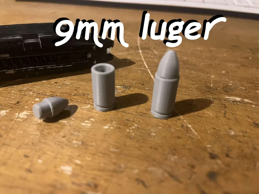 Mô hình mô phỏng viên đạn 9mm Luger - Image 1