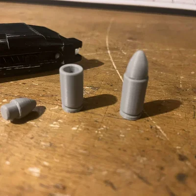 Mô hình mô phỏng viên đạn 9mm Luger