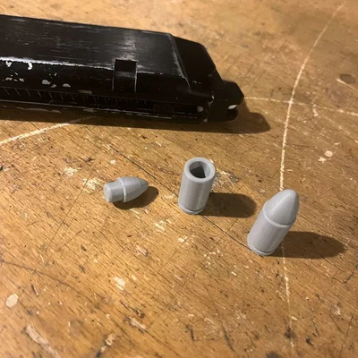 Mô hình mô phỏng viên đạn 9mm Luger