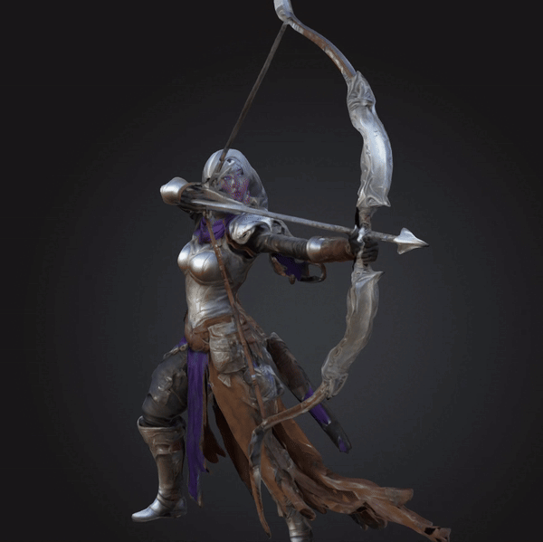 Mô hình Nữ Cung Thủ Fantasy - Image 2