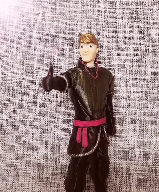 Mô hình 3D Kristoff từ Frozen - Tệp in chất lượng cao - Image 2