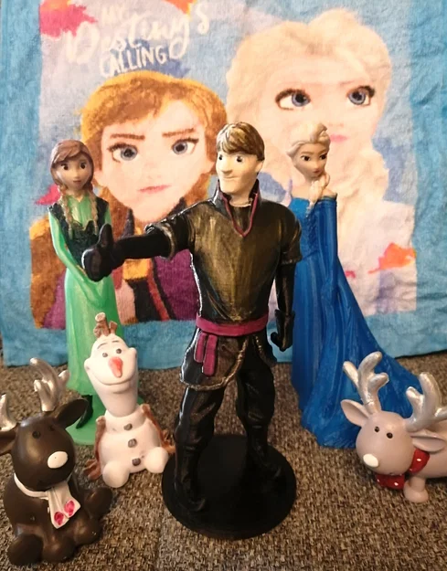 Mô hình 3D Kristoff từ Frozen - Tệp in chất lượng cao - Image 3