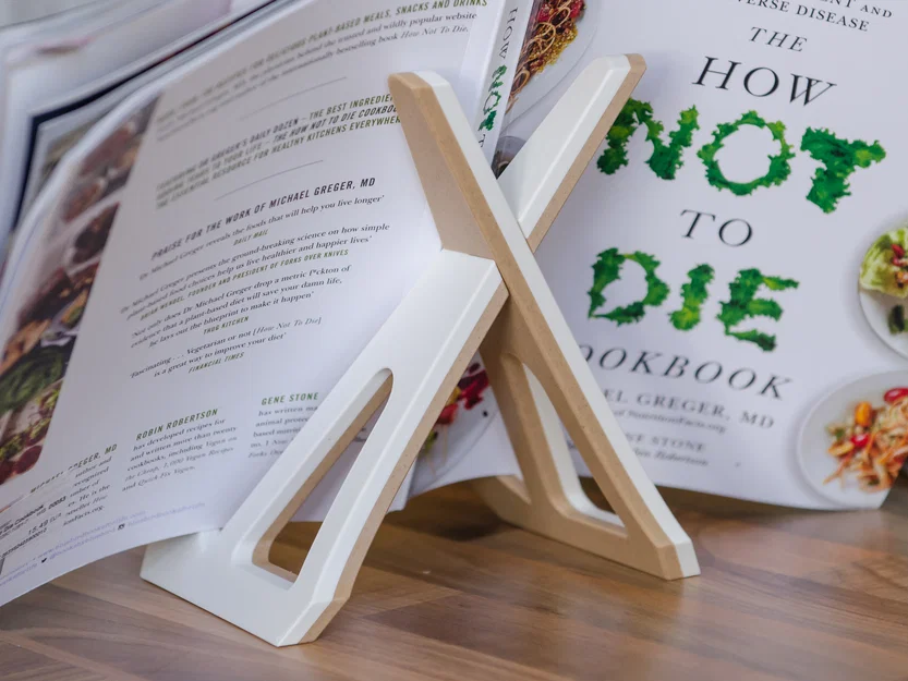 Giá đỡ sách dạng gập tinh tế (Elegant Book Stand) - Image 1