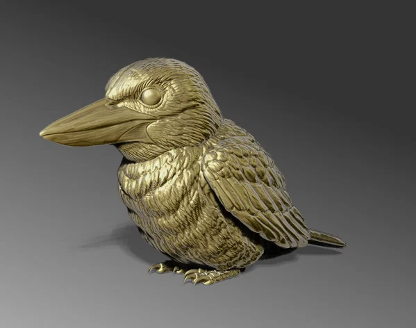 Mô hình chim bói cá (Kingfisher Figurine) - Image 1