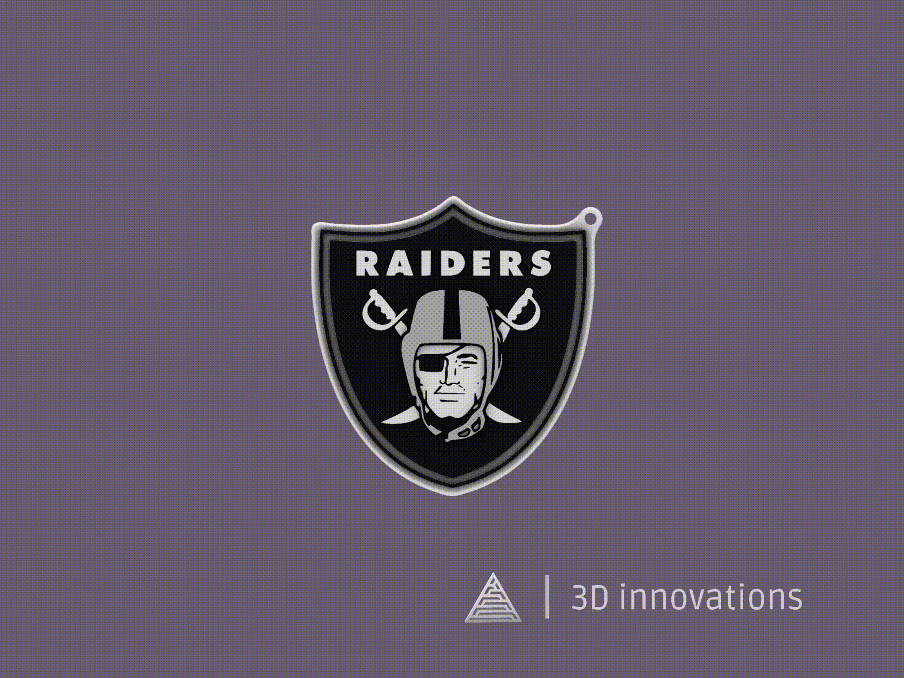Móc khóa NFL Raiders - Image 1
