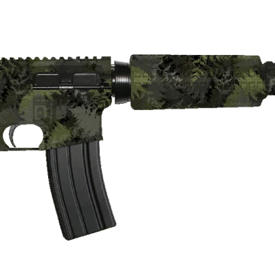 Khuôn phun sơn họa tiết lá dương xỉ (Fern Camo Stencil) cho mô hình