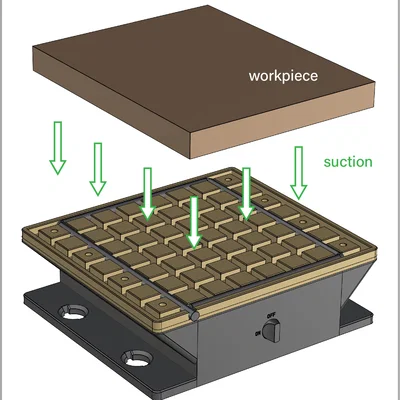 Kẹp giữ hút chân không (tương thích Festool MFT)