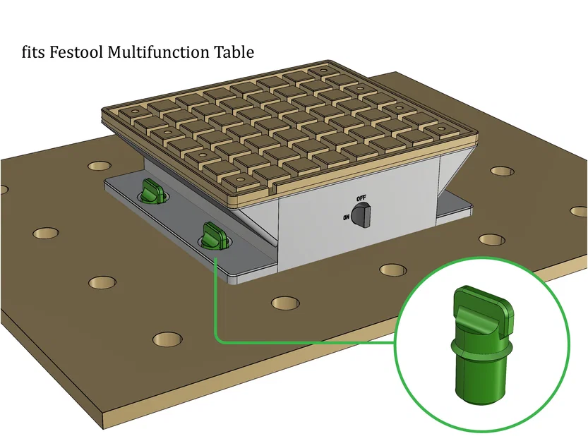 Kẹp giữ hút chân không (tương thích Festool MFT) - Image 6
