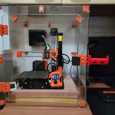 The Ultimate Prusa Mini/Bambulab A1 mini Enclosure v3.0