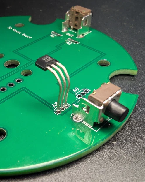 Chuột CAD / Spacemouse sử dụng cảm biến Hall và PCB - Image 3