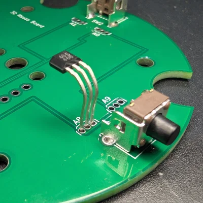 Chuột CAD / Spacemouse sử dụng cảm biến Hall và PCB