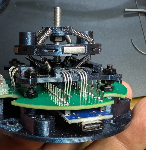 Chuột CAD / Spacemouse sử dụng cảm biến Hall và PCB - Image 4