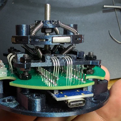 Chuột CAD / Spacemouse sử dụng cảm biến Hall và PCB