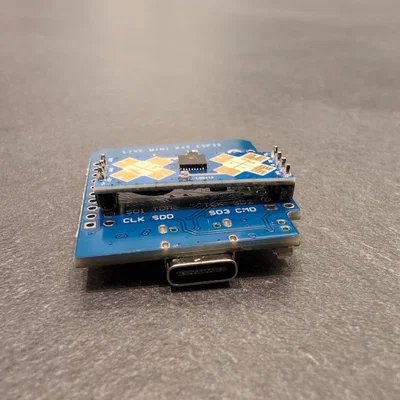 Case Gắn Tường Cho Cảm Biến Radar LD2412 Và D1 Mini Esp32 (EspHome)