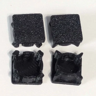 Bộ nắp đậy lỗ vít cho máy PS2 Fat (PS2 Fat Screw Covers) in 3D