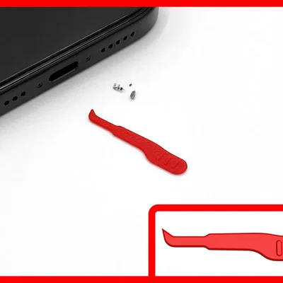 Dụng cụ vệ sinh cổng sạc USB-C 3D nhỏ gọn và tiện lợi