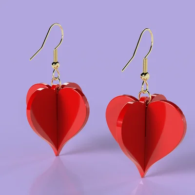 Bông Tai Trái Tim 3D – Quà Tặng Đặc Biệt Cho Ngày Valentine