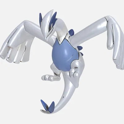 Mô hình 3D Pokemon huyền thoại Lugia cực đẹp cho fan sưu tầm