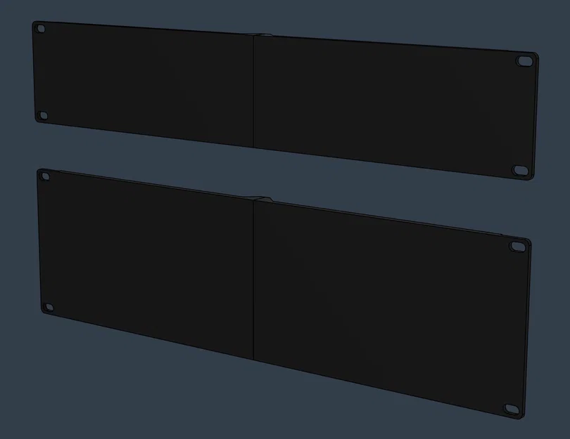 Tấm che tủ rack 19 inch 1U, 2U & 3U - Image 2