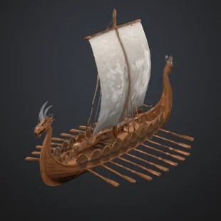 Mô hình thuyền Viking Longship v2 - Độc đáo và đầy chi tiết
