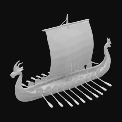 Mô hình thuyền Viking Longship v2 - Độc đáo và đầy chi tiết